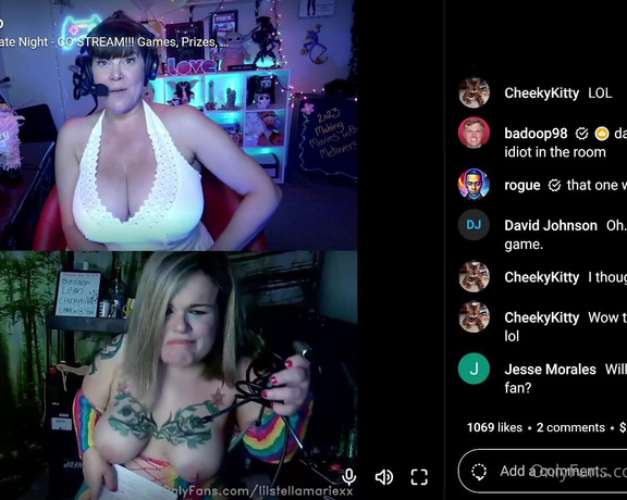 Rebecca Love aka Rebeccalovexxx OnlyFans - Costreaming with @lilstellamariexx  I am an IDIOT at Dirty Minds