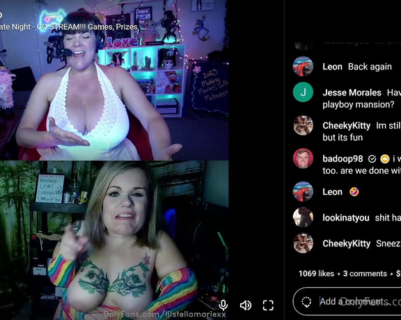 Rebecca Love aka Rebeccalovexxx OnlyFans - Costreaming with @lilstellamariexx  I am an IDIOT at Dirty Minds