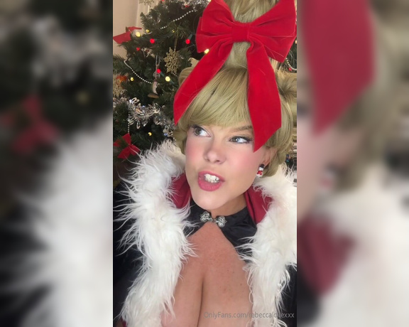 Rebecca Love aka Rebeccalovexxx OnlyFans - Cindy Lou Who (All GrownUp) Saves XXXmas  EXTENDED VERSION available as a PPV with deleted scenes