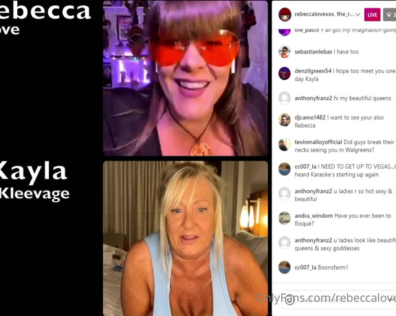 Rebecca Love aka Rebeccalovexxx OnlyFans - Costars @KaylaKleevage and Rebecca Love talk about nascar, dos and donts on IG, awards and