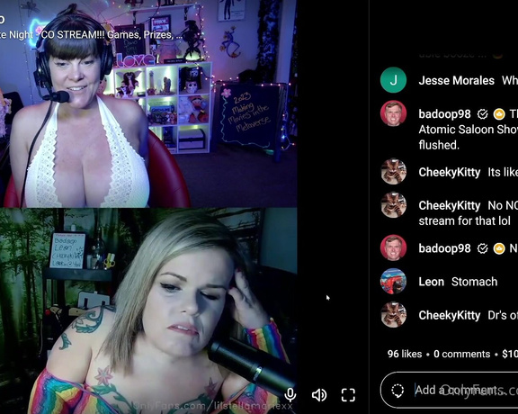 Rebecca Love aka Rebeccalovexxx OnlyFans - Costreaming with @lilstellamariexx Trying to MAD LIB some dirty talk but I failed miserably