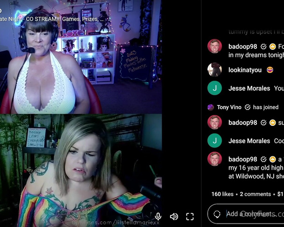 Rebecca Love aka Rebeccalovexxx OnlyFans - Costreaming with @lilstellamariexx Fun Topics about Sunsets