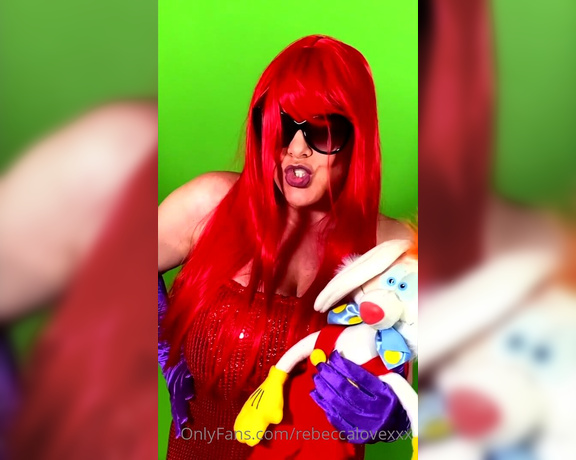 Rebecca Love aka Rebeccalovexxx OnlyFans - Fan Question for Jessica Rabbit What is Roger Rabbit like in bed  Badoop98