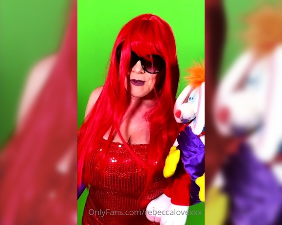 Rebecca Love aka Rebeccalovexxx OnlyFans - Fan Question for Jessica Rabbit What is Roger Rabbit like in bed  Badoop98