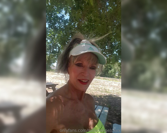 Sally Dangelo aka Sallydangeloxxx OnlyFans - A normal shorts and flip flop day walk with Maddy clip