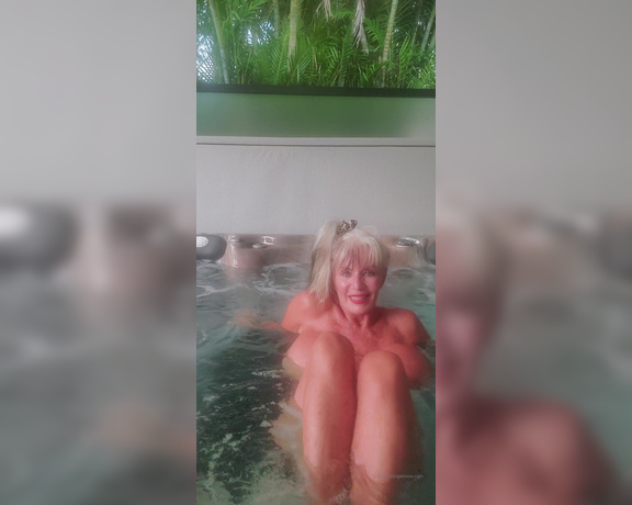 Sally Dangelo aka Sallydangeloxxx OnlyFans - Titty Tuesday in the hot tubhope i dont sink
