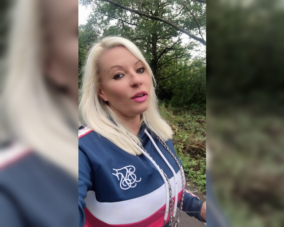 Michelle Thorne aka Michellethorne OnlyFans - Walking the dog blog part 2