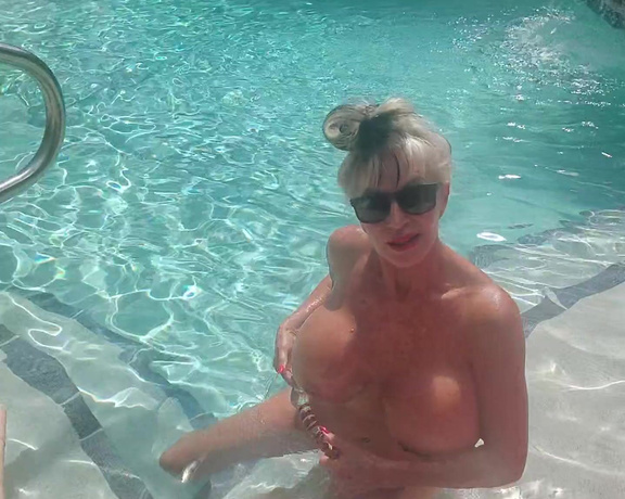 Sally Dangelo aka Sallydangeloxxx OnlyFans - Omg its absolutely hotter than hell out heretime for a dip and who knows Happy weekend 3