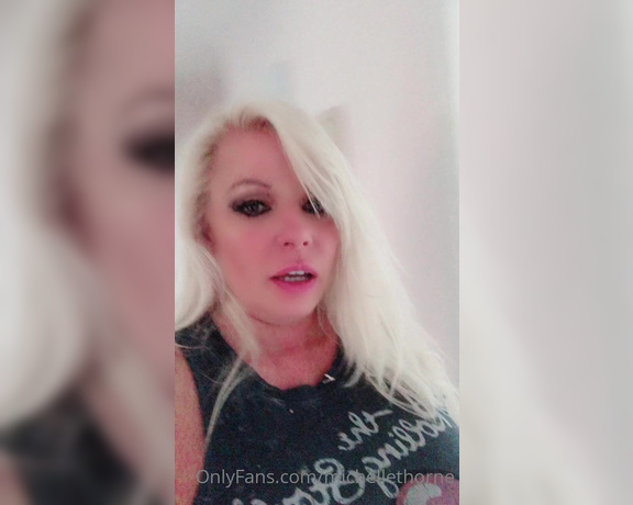 Michelle Thorne aka Michellethorne OnlyFans - Morning everyone xx check out how I look in this clip after I’ve been fucked hard compared to the