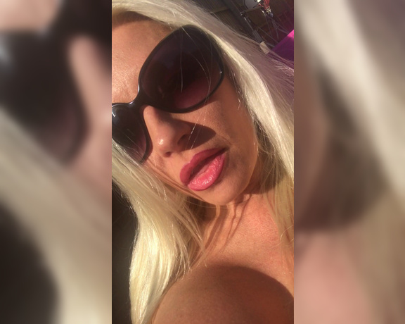 Michelle Thorne aka Michellethorne OnlyFans - Outside in the sun playing flashing in tight white shorts morning glory!!!