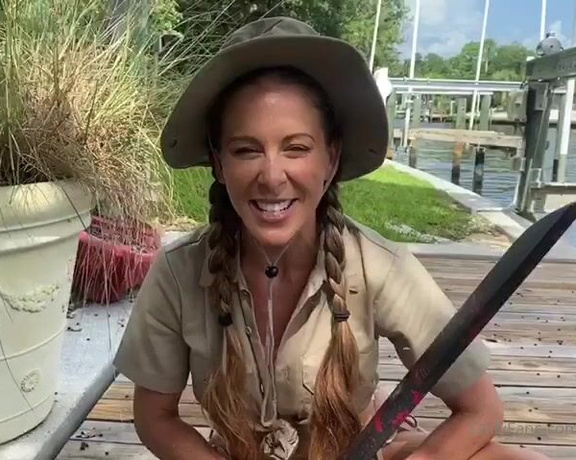 Cherie DeVille aka Cheriedeville OnlyFans - In this episode of In the bush” famous scientist Cherie DeVille is tracking a gator when it ends