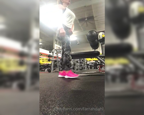 Farrah Dahl aka Farrahdahl OnlyFans - Sunday workout!