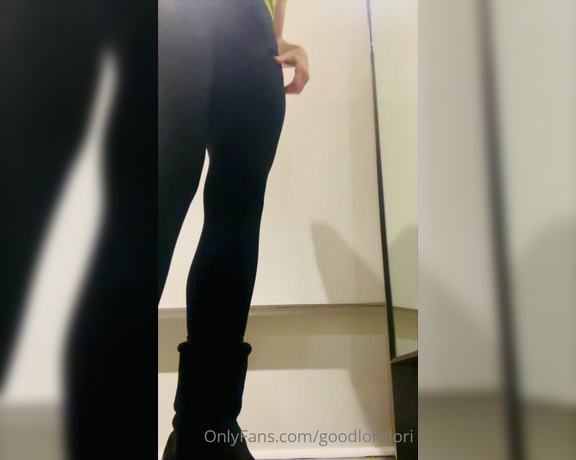 Good Lord Lori aka Goodlordlori OnlyFans - I made you a Fitting Room Friday vid, but the lighting in the fitting room was terrible ! Thought 1