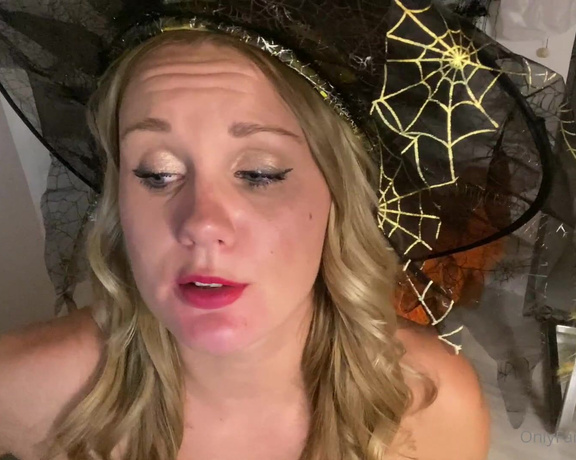 IviRoses aka Iviroses OnlyFans - Halloween Sexy topless Witch BBC BJ vid with cum! Lots of sexy sucking and licking the big black coc