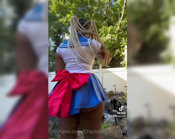 Charlotte Lavish aka Charlottelavishvip OnlyFans - Do you like how I shake my big in my costume 1