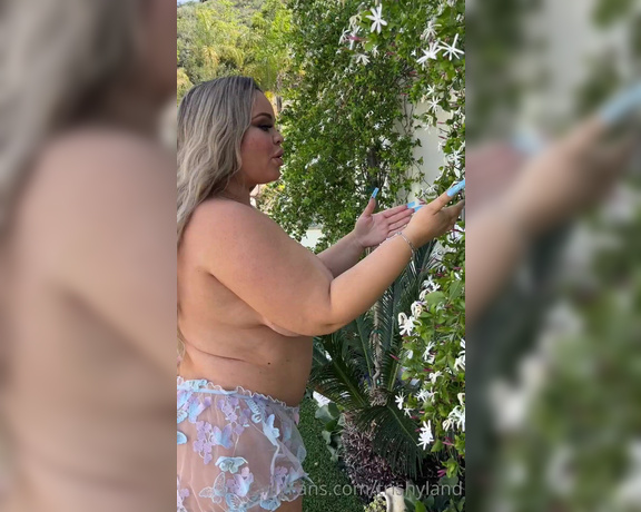 Trisha Paytas aka Trishyland OnlyFans - Spring is here  naked garden tour ) new flowers are blooming