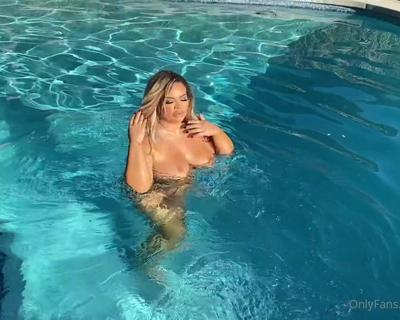 Trisha Paytas aka Trishyland OnlyFans - Naked pool shoot