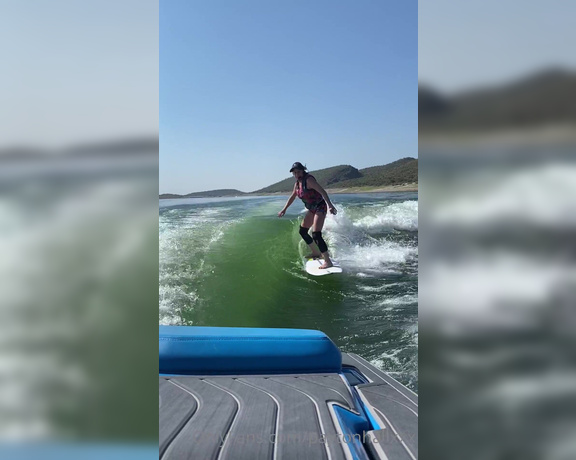 Payton Hall aka Paytonhallxxx OnlyFans - So still at my wakesurfing…keep doing better…my Happy Place!!! Xoxo Tomorrow I will send some dirt