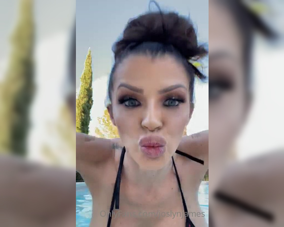 Joslyn James aka Joslynjames OnlyFans - Pool days are coming to an end, but you can always rely on me BABY if you wanna take a dip )