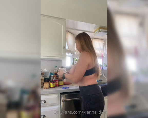 Kianna Dior aka Kiannadior OnlyFans - Some members asked for more cooking shows after I made the Protein Bars so here we are  I didn’t 4