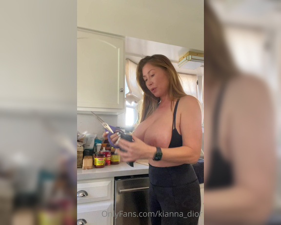 Kianna Dior aka Kiannadior OnlyFans - Some members asked for more cooking shows after I made the Protein Bars so here we are  I didn’t 4