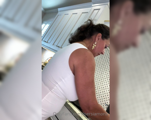 Persia Monir aka Persiamonir OnlyFans - I have done several MILF in the Kitchen videos mostly with pie but this is the first one in my new 2