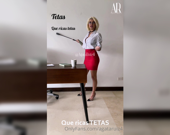 Agata Ruiz aka Agataruiz4 OnlyFans - I decided to teach you 4 important words in Spanish This is Lesson #1 Send me an audio saying the