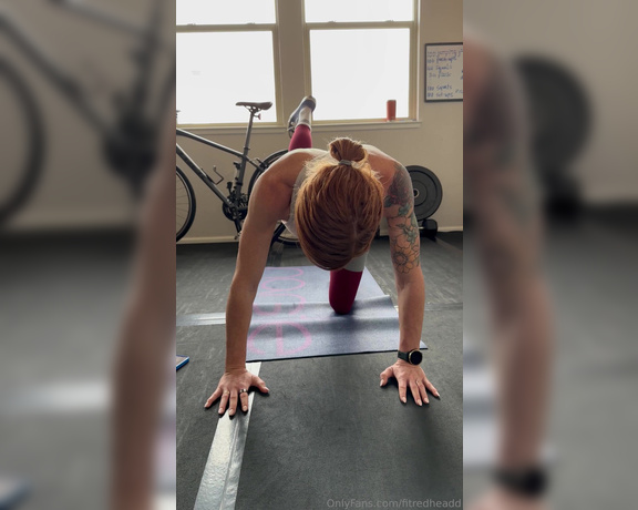 Fitredheadd aka Fitredheadd OnlyFans - Just 5 minutes of me doing some leg work