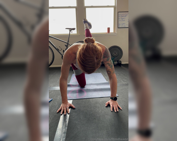 Fitredheadd aka Fitredheadd OnlyFans - Just 5 minutes of me doing some leg work