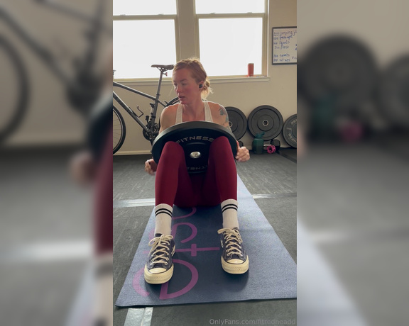 Fitredheadd aka Fitredheadd OnlyFans - Just 5 minutes of me doing some leg work