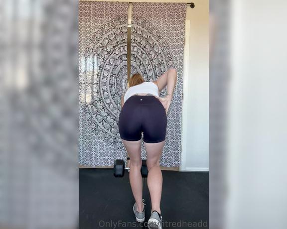 Fitredheadd aka Fitredheadd OnlyFans - What I’m currently up to I really love my gym flashes 2