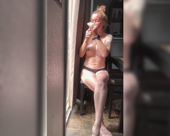 Fitredheadd aka Fitredheadd OnlyFans - How I start my day I know some of you here like to watch me smoke I do it for my anxiety and rea 2
