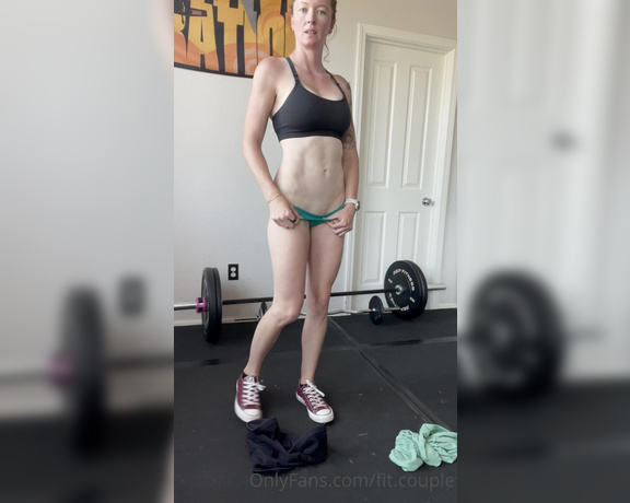 Fitredheadd aka Fitredheadd OnlyFans - Green outfit in the gym) 4