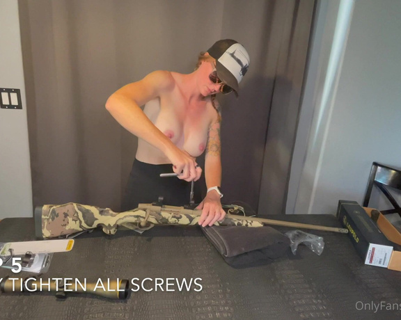 Fitredheadd aka Fitredheadd OnlyFans - It’s 308 Here is me working on my 308 rifle Come for the titties, stay for the guns)