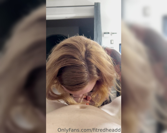 Fitredheadd aka Fitredheadd OnlyFans - You guys always tell me you love how real” my videos are Here are some BTS of my titty fuck and 3