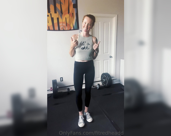Fitredheadd aka Fitredheadd OnlyFans - I’ve been putting some time in the gym lately My broken leg is finally gaining strength I’m back
