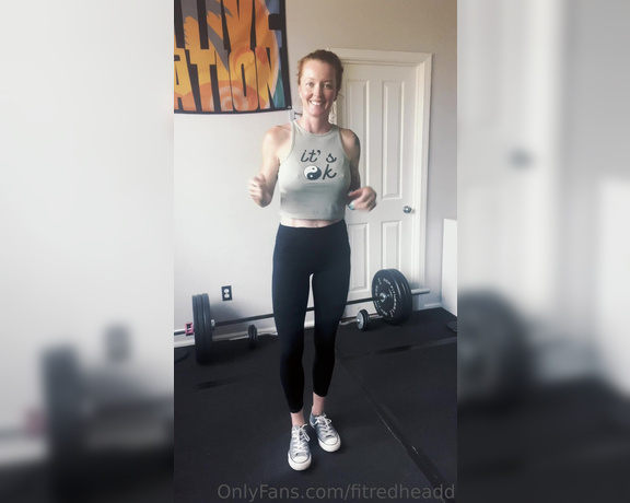 Fitredheadd aka Fitredheadd OnlyFans - I’ve been putting some time in the gym lately My broken leg is finally gaining strength I’m back