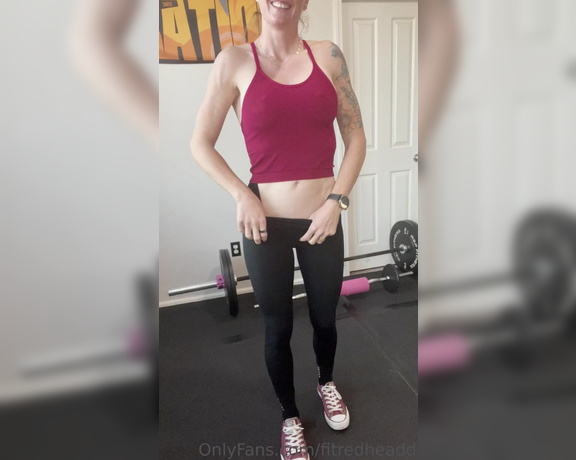 Fitredheadd aka Fitredheadd OnlyFans - Just some naked gym time I added the uncut one from my little edit from yesterday Hope you like 1