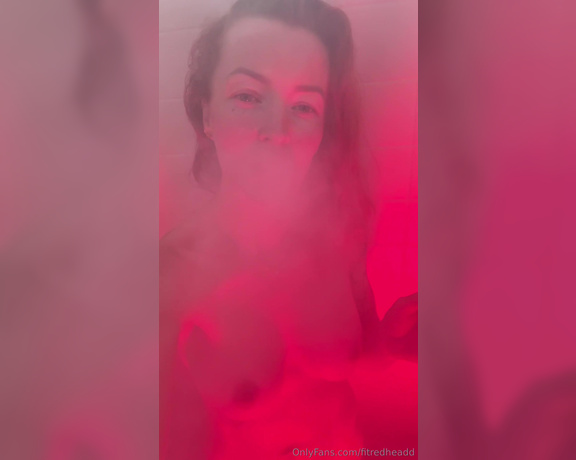 Fitredheadd aka Fitredheadd OnlyFans - This is how I relax Red light, shower and a smoke