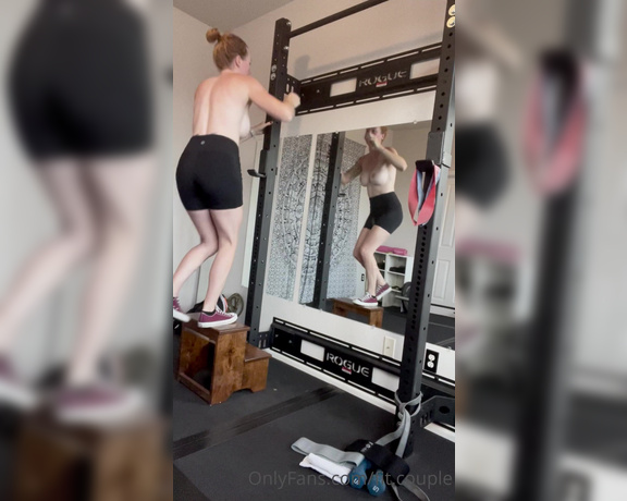 Fitredheadd aka Fitredheadd OnlyFans - Gym time And of course naked time The pull ups are finally coming back 3