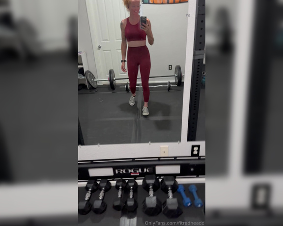 Fitredheadd aka Fitredheadd OnlyFans - Are you liking all my new workout gear 2