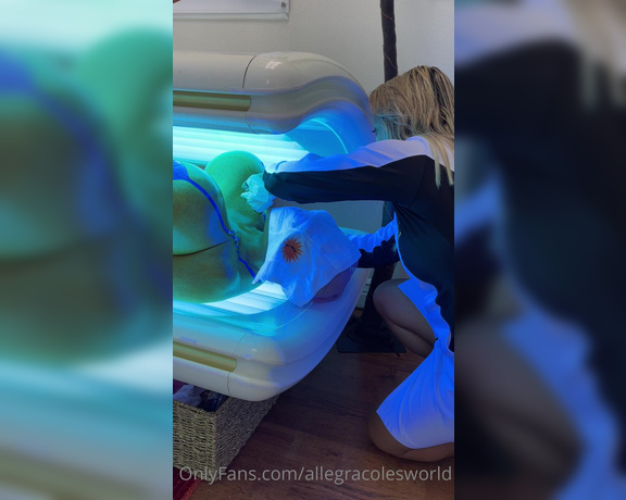 Allegra Cole aka Allegracolesworld OnlyFans - Brazilian tanning part 2 10