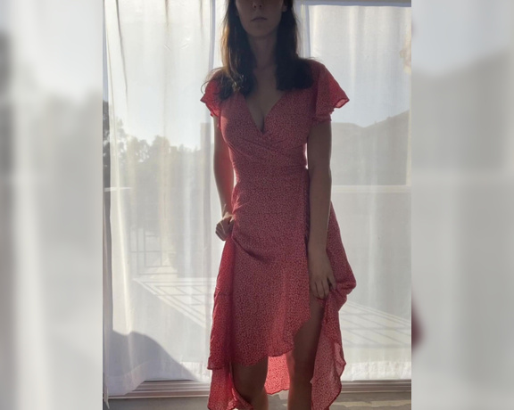 Ellie James aka Elliejames OnlyFans - Sit back and let me strip out of my sundress for you