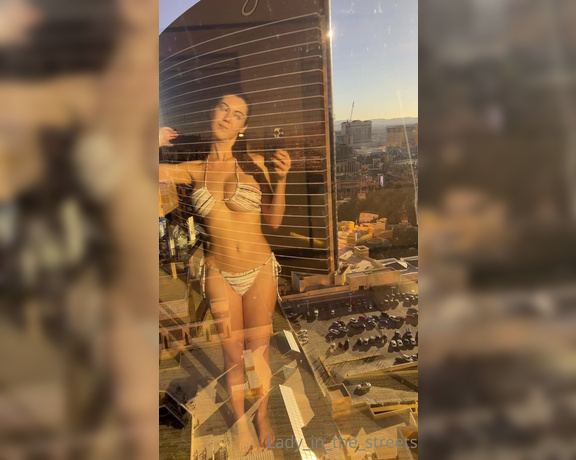 Ellie James aka Elliejames OnlyFans - Just got back from the pool Watch me take off my bikini and check out the cool mirrors in my hotel