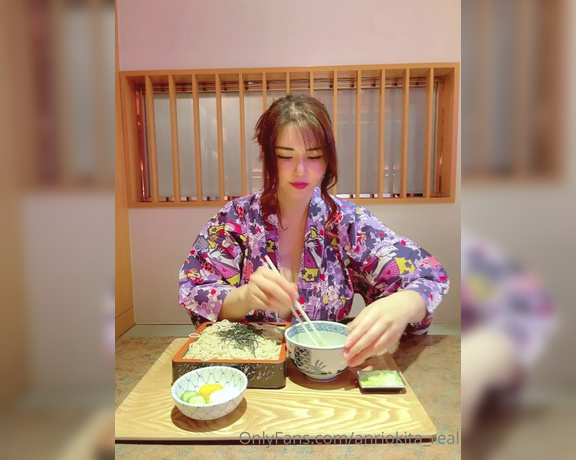 Anri Okita aka Anriokita_real OnlyFans - Video Try Japanese SOBA!!!! most delicious way to eat