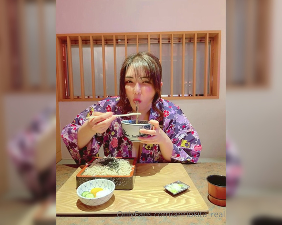 Anri Okita aka Anriokita_real OnlyFans - Video Try Japanese SOBA!!!! most delicious way to eat
