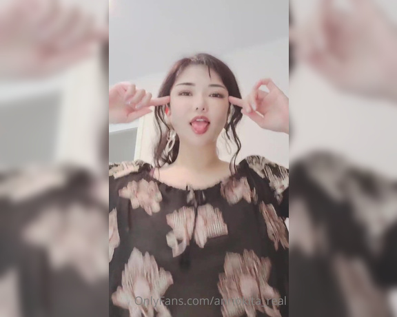Anri Okita aka Anriokita_real OnlyFans - Video Im home I bought this dress todaydo you like it See through bouncing tits