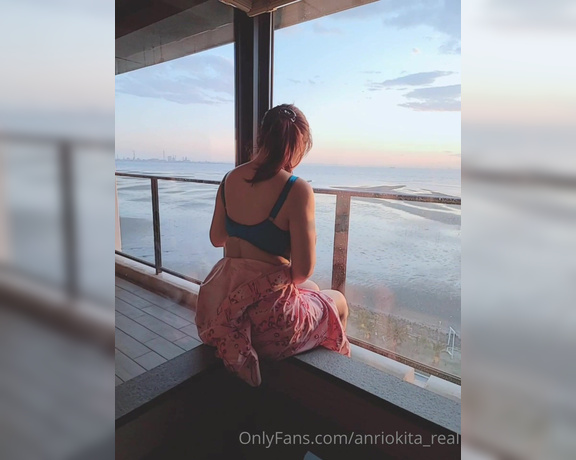 Anri Okita aka Anriokita_real OnlyFans - Video My new bra panty setin the sunset