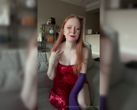 Cherrylovebombb aka Cherrylovebombb OnlyFans - 15 Days of Halloween Day 7 Jessica Rabbit JOI