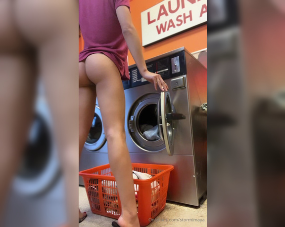 Stormi Maya aka Stormimaya OnlyFans - LAUNDRY DAY Im out of town shooting new content !!! I am about to spoil you with new photos an 2